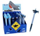 PENCIL WITH ERASER SHARK - 36PC DISPLAY