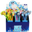 SILCONE PEN SEA ANIMALS - 48PC DISPLAY