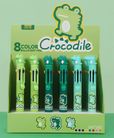 PEN 8 COLOUR CROCODILE - 24PC DISPLAY