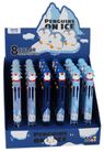 PEN 8 COLOUR PENGUIN - 24PC DISPLAY