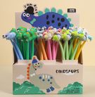 SILICONE PEN DINOSAUR - 48PC DISPLAY