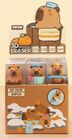 ERASER CAPYBARA - 24PC DISPLAY