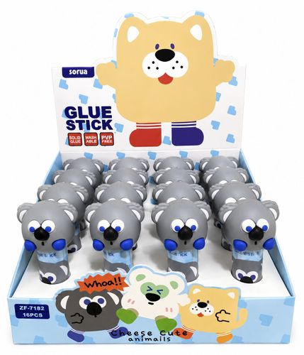 GLUE STICK KOALA 16PC DISPLAY
