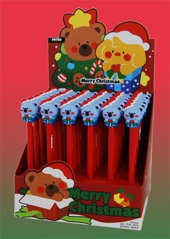 PENS CHRISTMAS KOALA 36PC DISPLAY