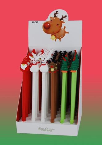 GEL PEN XMAS ASSORTED 36PC DISPLAY BOX