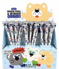 PENCIL KOALA W/3D ERASER- 36PC DISPLAY