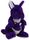 KANGAROO W/JOEY 24CM PURPLE