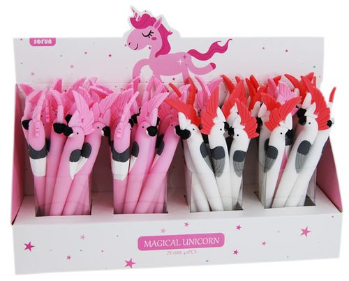 GEL PEN PARROT 48PC DISPLAY BOX