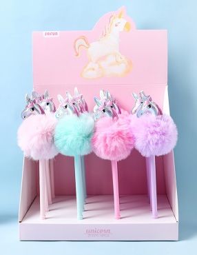 PEN POM POM UNICORN - 16PC DISPLAY