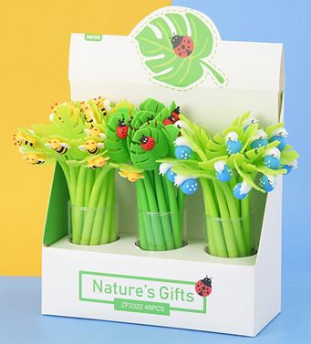 SILICONE PEN BEE - 48PC DISPLAY