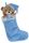 MERRY CHRISTMAS STOCKING - BLUE 30CM