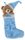 MERRY CHRISTMAS STOCKING - BLUE 30CM