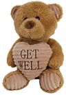 BROWN BEAR GET WELL SOON 26CM