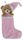 MERRY CHRISTMAS STOCKING - PINK 30CM