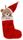 MERRY CHRISTMAS STOCKING - RED 30CM