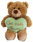 GET WELL SOON BERTIE BEAR GREEN