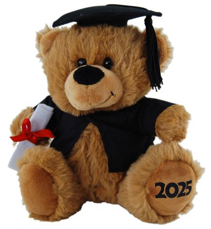 BEAR - GRADUATION BROWN W/2025 23CM