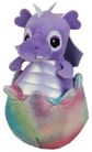 DRAGON IN EGG - PURPLE 21CM