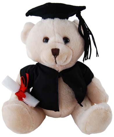 CONGRATS GRADUATION BEAR 16CM
