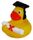 GRADUATION RUBBER DUCK 8CM