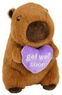 CAPYBARA GET WELL SOON HEART 23CM