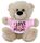 BEAR BEIGE - I LOVE YOU MUM 18CM
