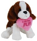 DOG BUDDY 'LOVE YOU MUM' HEART 18CM