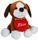 CHARLIE DOG WITH HEART 40CM