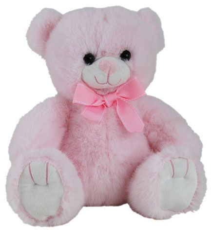 BEAR BROOKLYN PINK 24CM