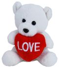 LITTLE BEAR WITH HEART CREAM 15CM