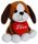 CHARLIE DOG WITH HEART 25CM