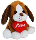 CHARLIE DOG WITH HEART 20CM