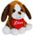 CHARLIE DOG WITH HEART 20CM