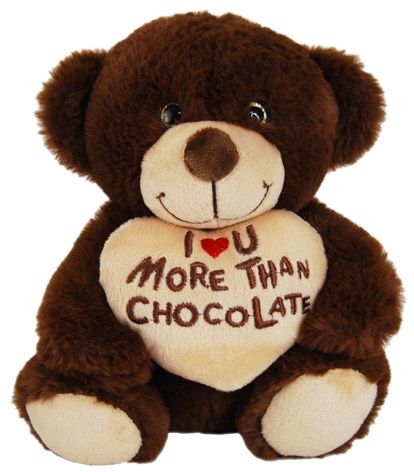 BEAR TUBBY CHOCOLATE 19CM #SP