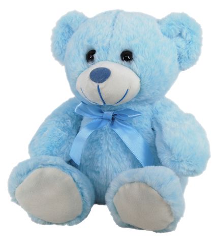 BEAR SMARTIE  - BLUE 18CM