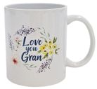 COFFEE MUG - LOVE YOU GRAN FLORAL
