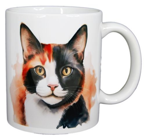 COFFEE MUG - CALICO CAT WC