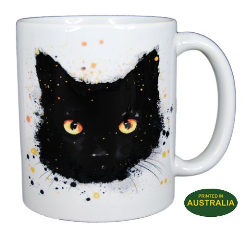 COFFEE MUG - BLACK CAT WC