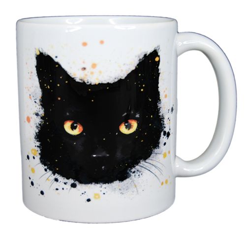 COFFEE MUG - BLACK CAT WC