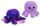 REVERSIBLE OCTOPUS PURPLE 10CM 100% ECO