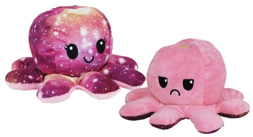 REVERSIBLE OCTOPUS PINK 10CM 100% ECO