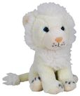 WHITE LION SITTING 20CM