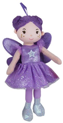 DOLL FAIRY JACARANDA PURPLE 35CM