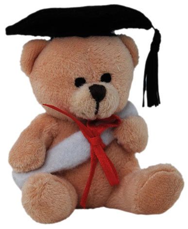BEAR TINY GRADUATION 9CM