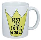COFFEE MUG - BEST DAD CROWN