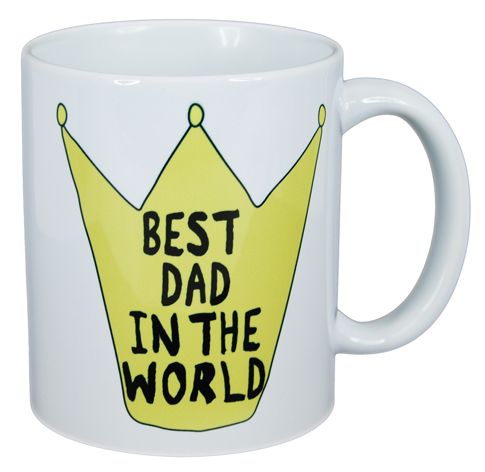 COFFEE MUG - BEST DAD CROWN