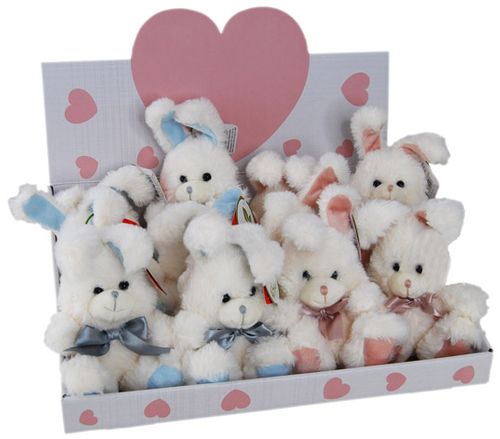 ASSORTED BUTTONS BUNNYS (12 PCS) - #SP