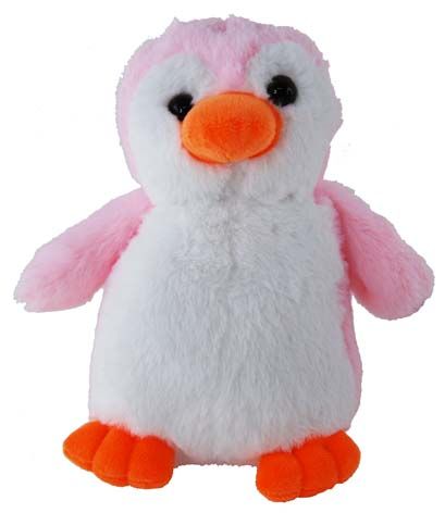 ECO PENGUIN PECKY PINK 40CM 100% REC