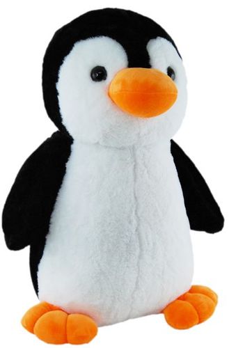 ECO PENGUIN PECKY BLACK 60CM 100% RECD