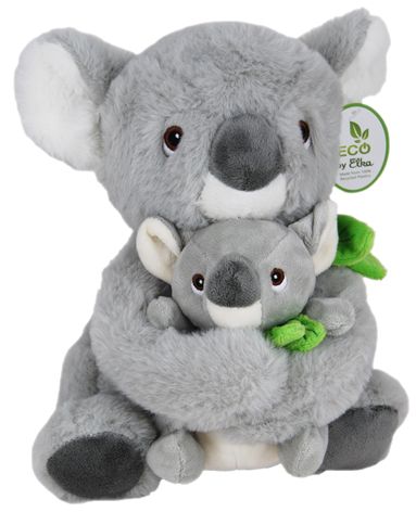 ECO KOALA W/BABY 24CM 100% RECYCLED